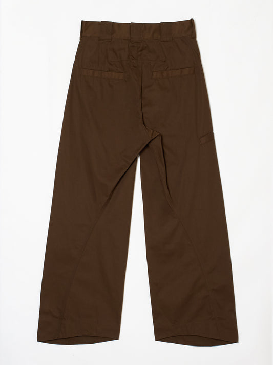 TWISTED WORK PANTS BROWN