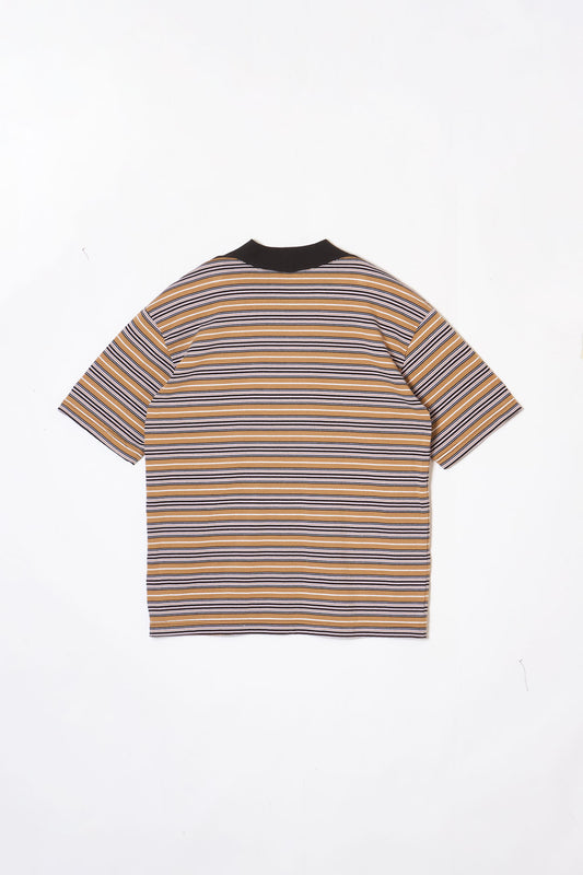 MOCKNECK TEE BEIGE