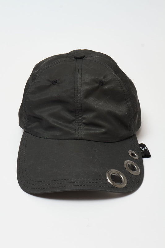 EYELET CAP BLACK