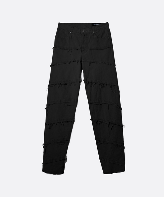 SPIRAL 5 POCKET PANTS BLACK