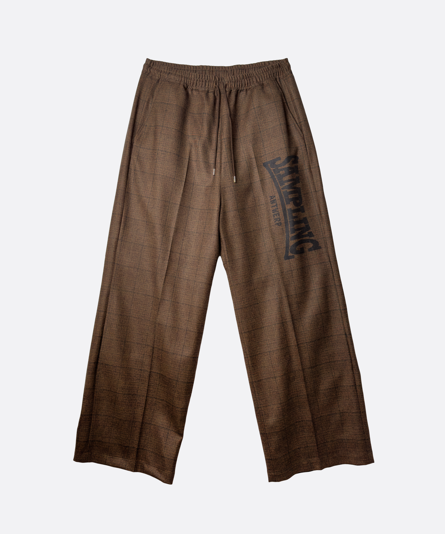 TAILORED TRAINING TROUSERS CHECK