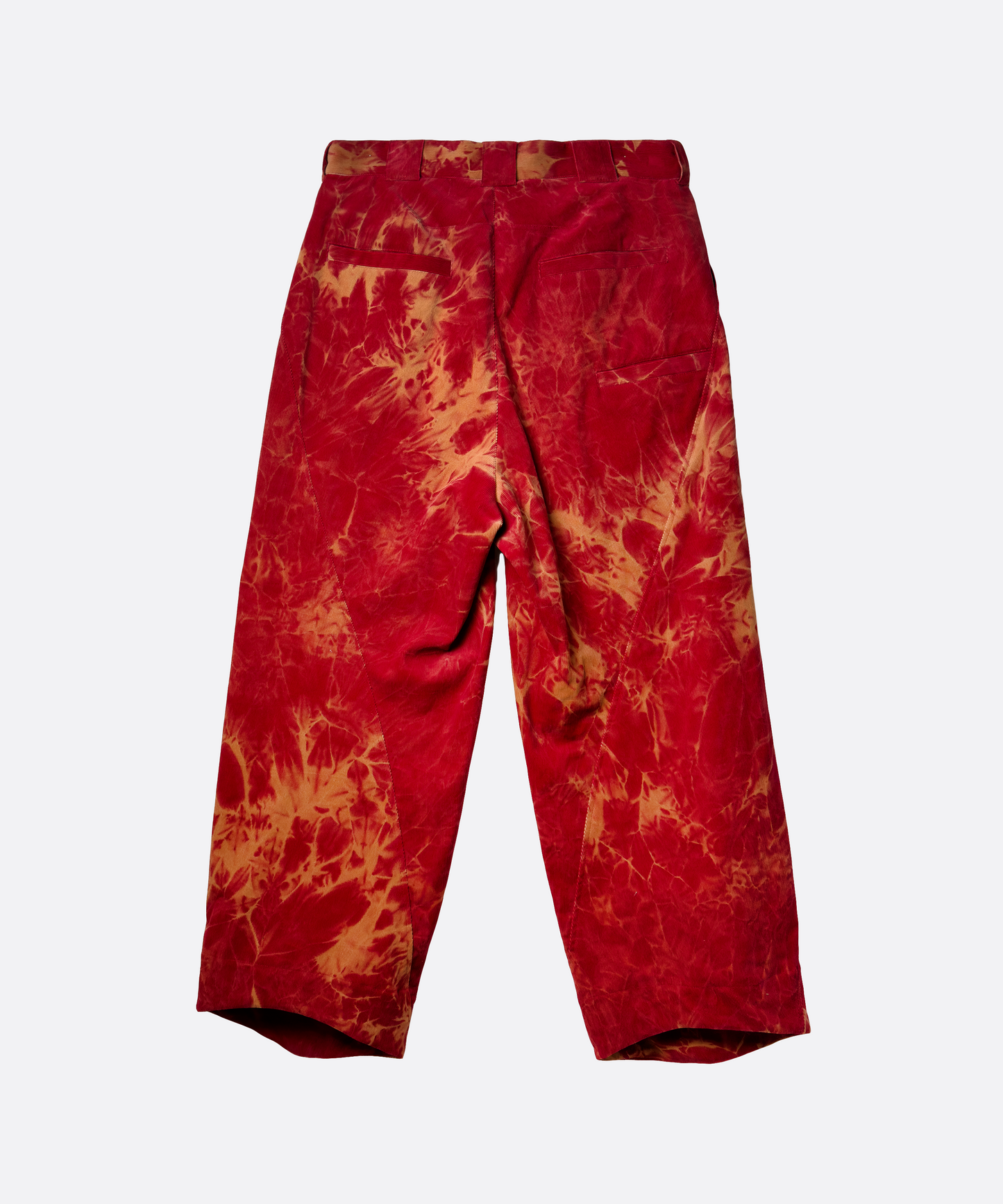 CORDUROY REVERSE TWISTED WORK PANTS RED