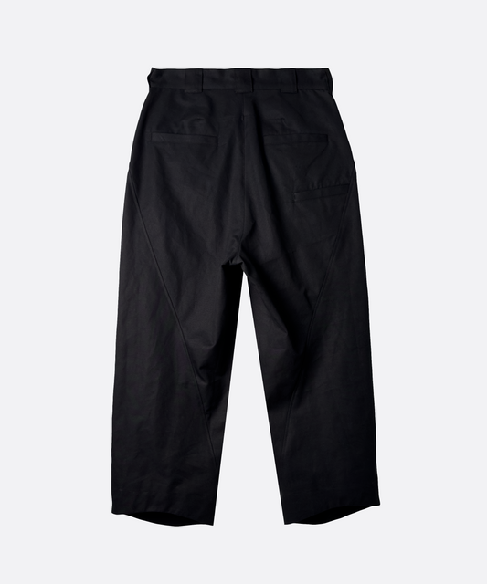 REVERSE TWISTED WORK PANTS BLACK
