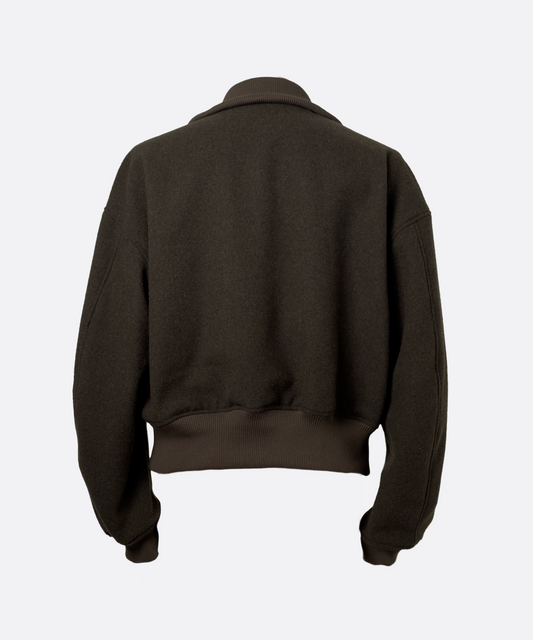 CROPPED FLIGHT JACKET KHAKI