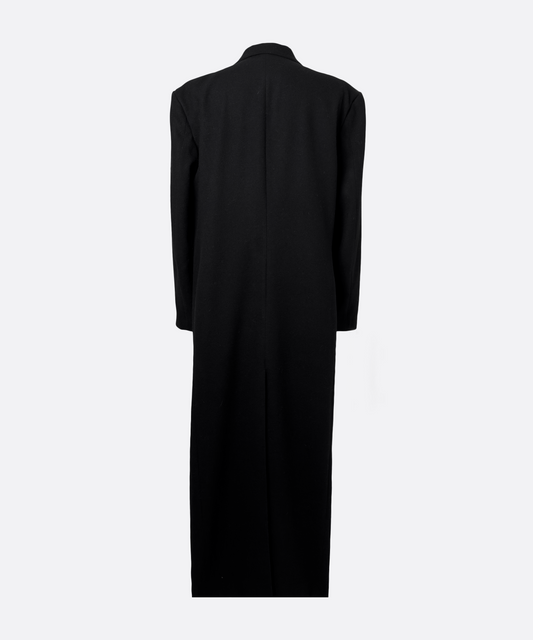 GUITAR PICK CHESTERFIELD COAT BLACK