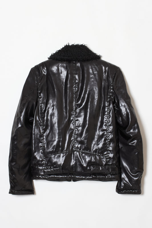 PADDED RIDERS JACKET BLACK