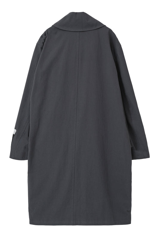 BUTTON-DOWN PEA COAT GREY