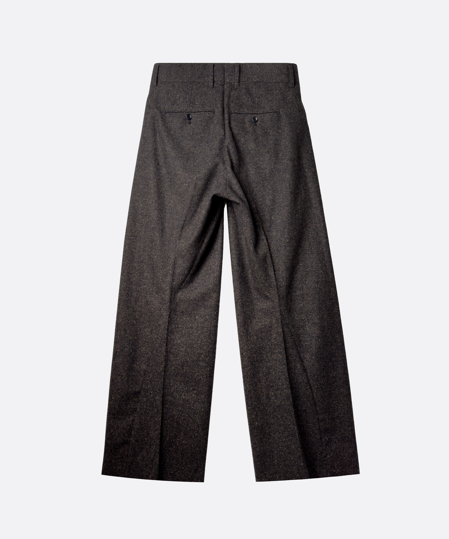 TWISTED TROUSERS DARK BROWN