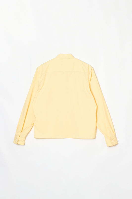 CROPPED GLASS HOLDER SHIRTS YELLOW