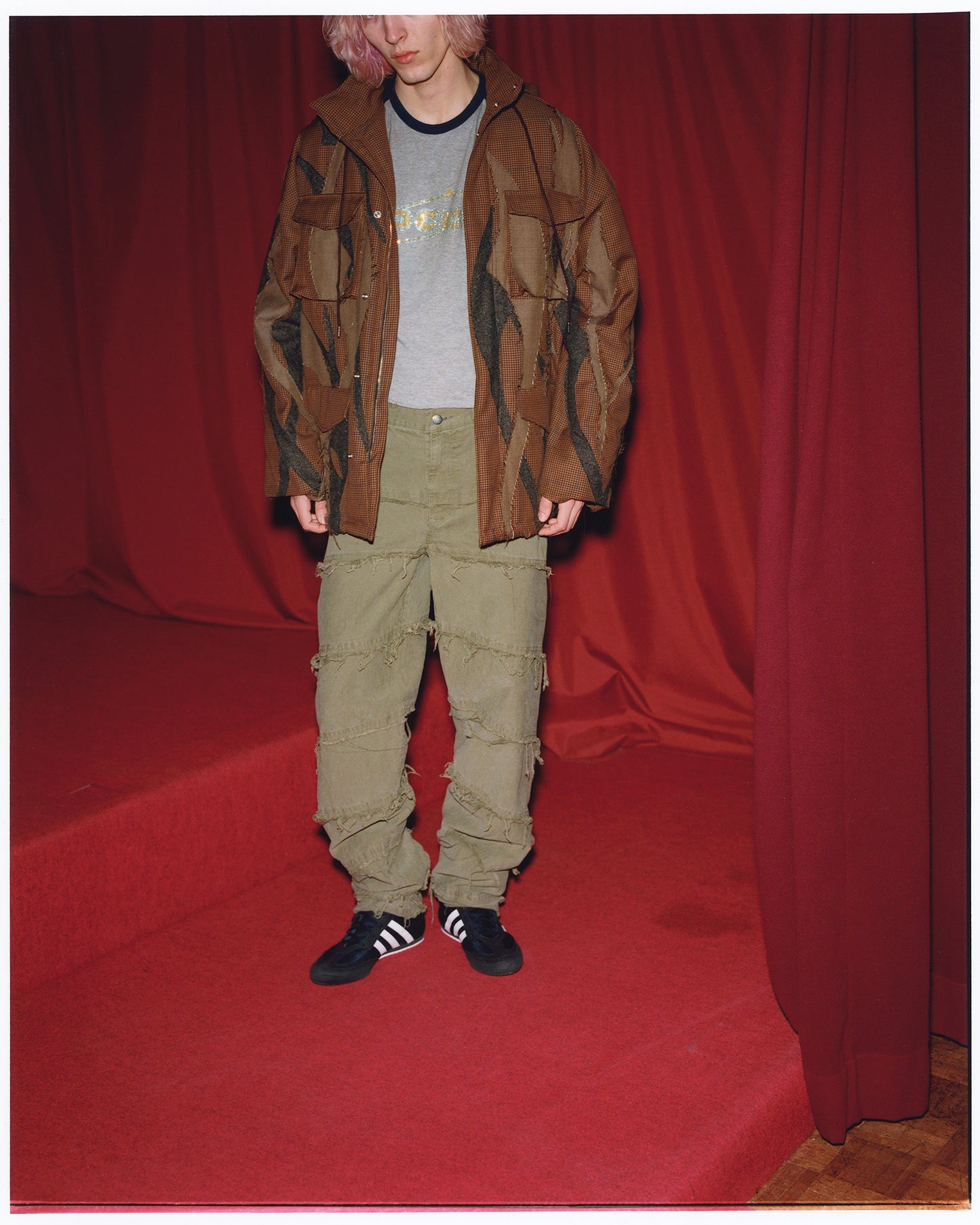 SPIRAL 5 POCKET PANTS BLACK