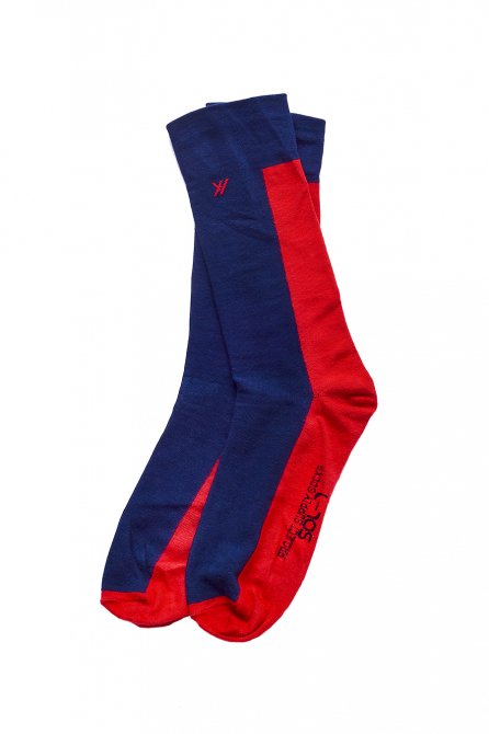 PROJECT SUPPLY SOCKS NAVY×RED