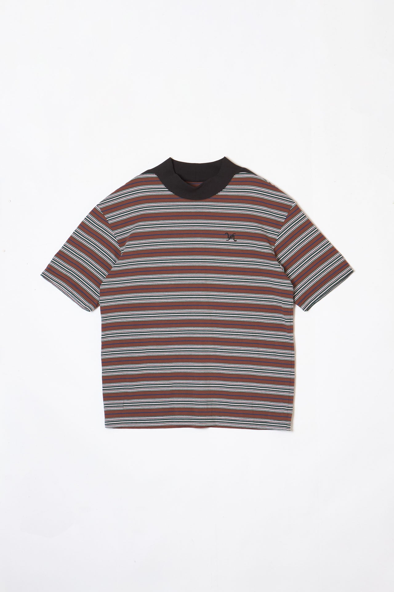 MOCKNECK TEE BROWN