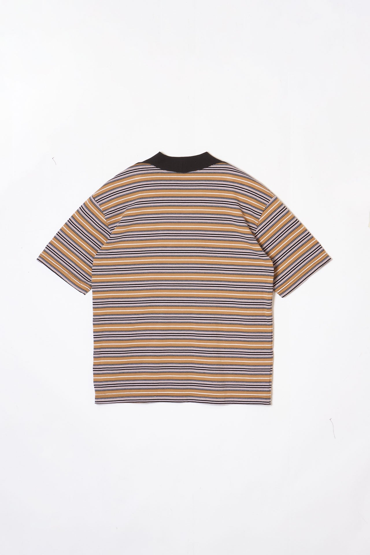 MOCKNECK TEE BEIGE