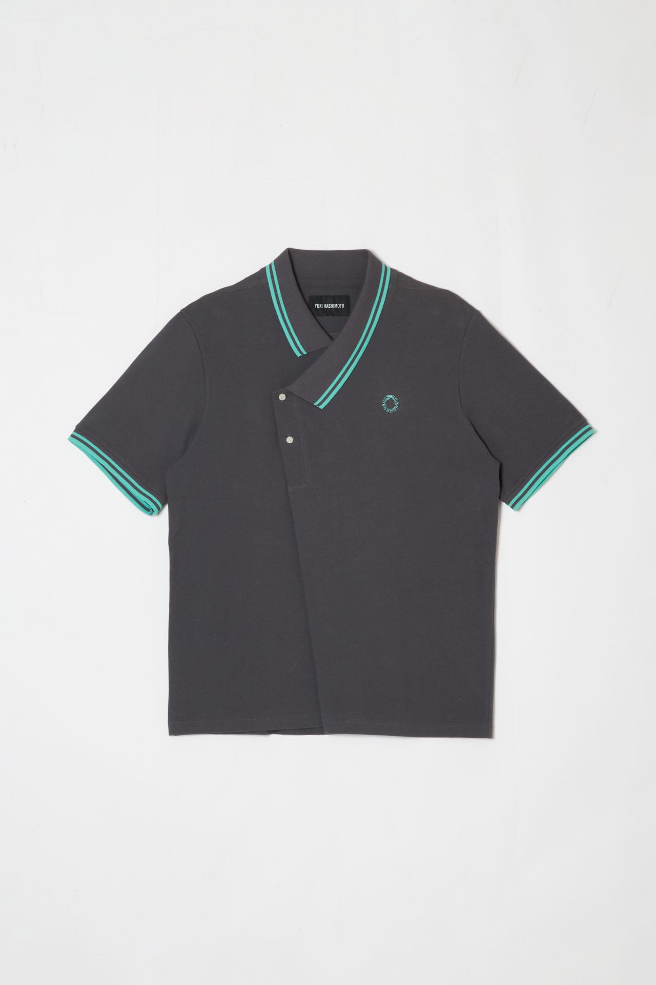 YNECK POLO SHIRTS GREY