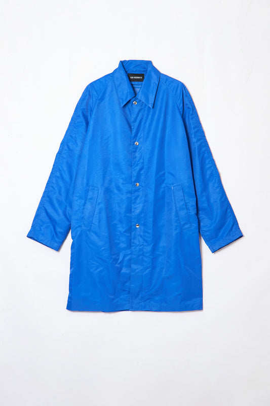 NYLON MAC COAT BLUE