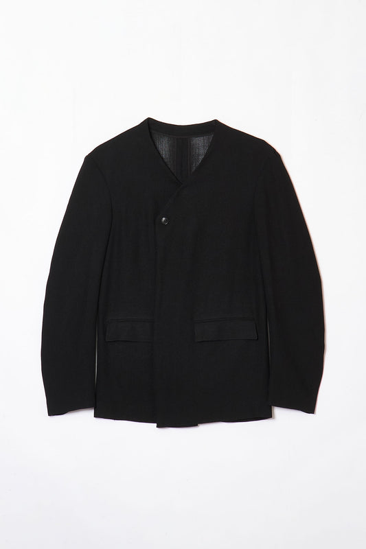 YNECK JACKET RASCHEL BLACK