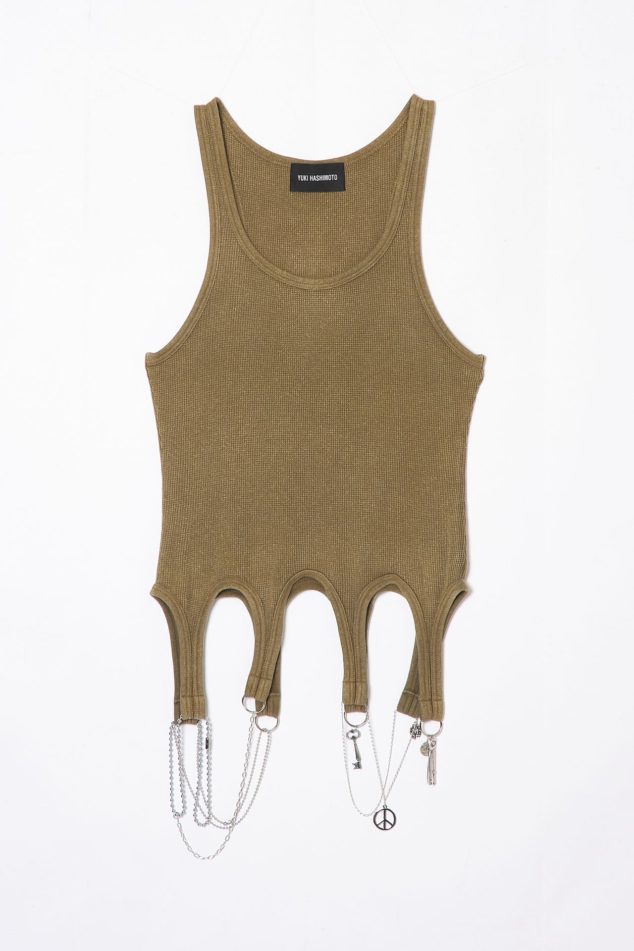 MULTIPLE HEM TANK TOP KHAKI