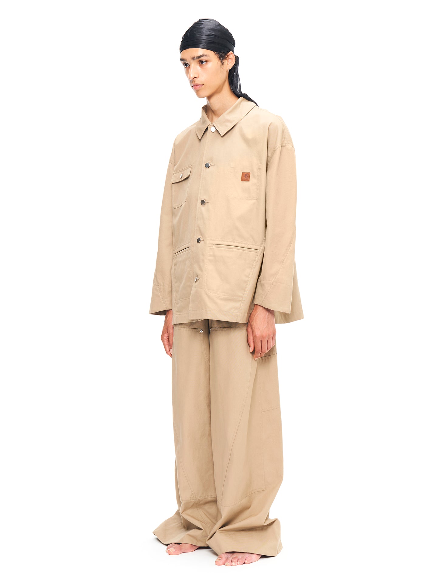 TWISTED WORK JACKET BEIGE