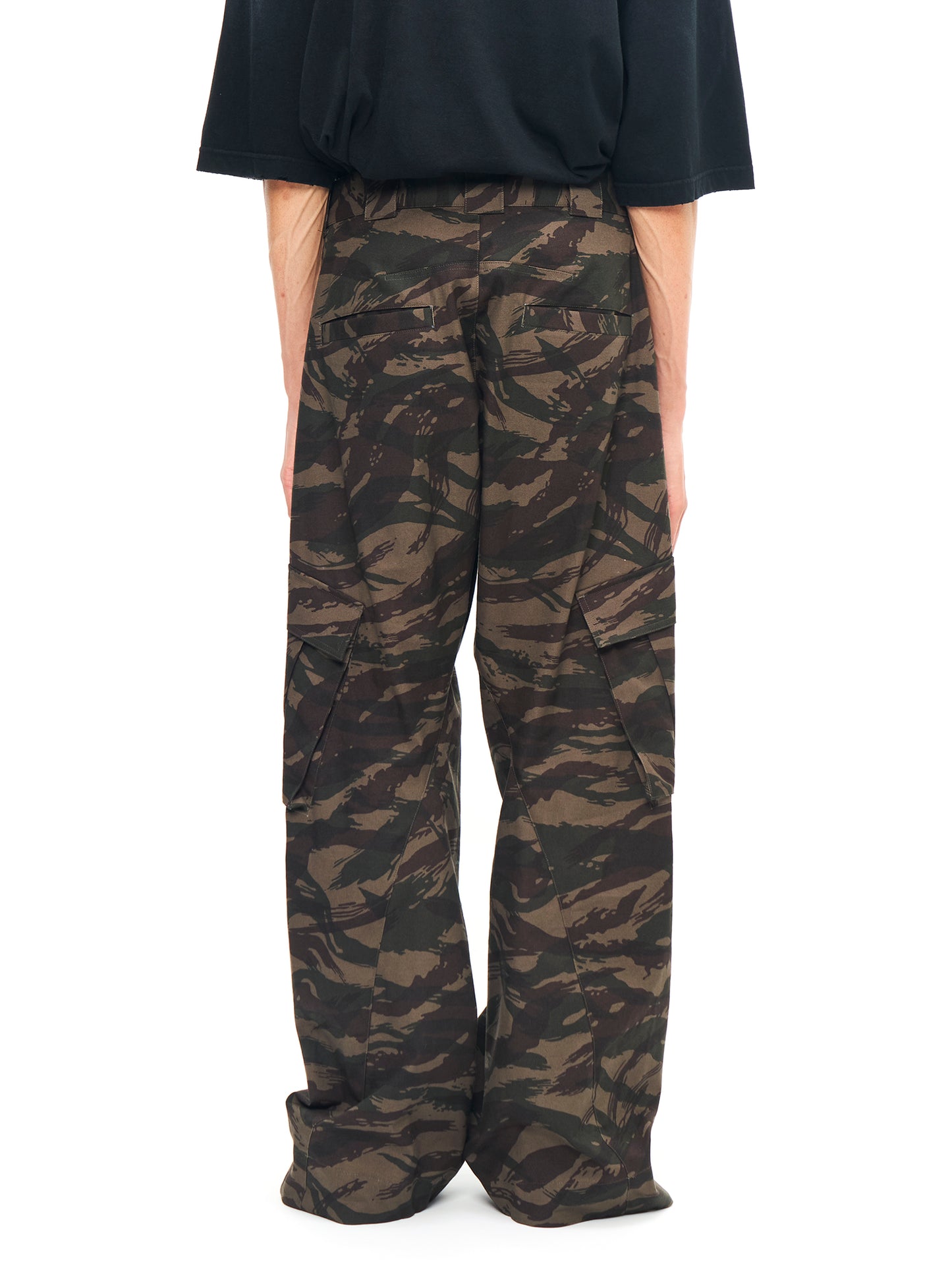 TWISTED MILITARY PANTS CAMO