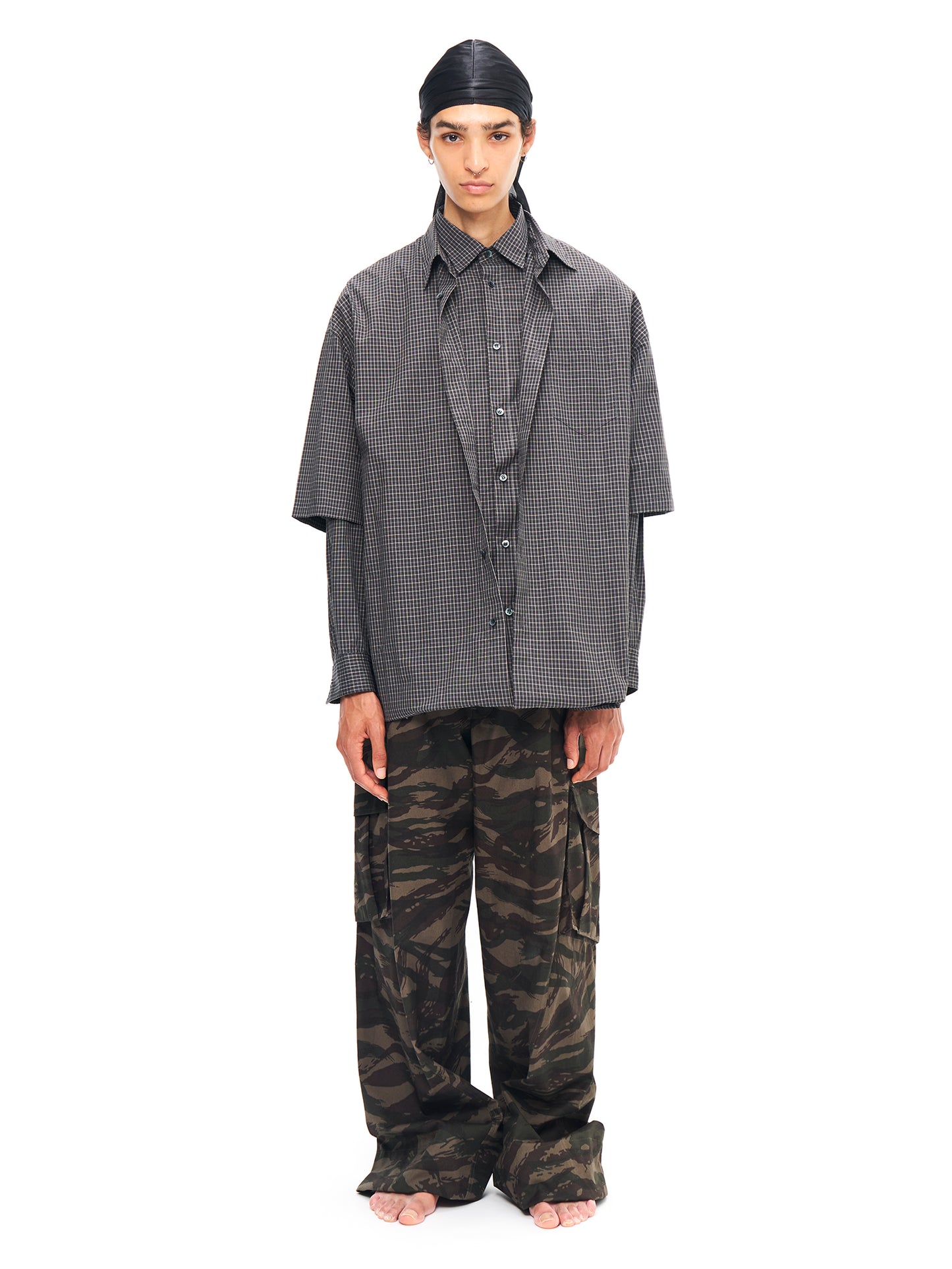 TWISTED MILITARY PANTS CAMO