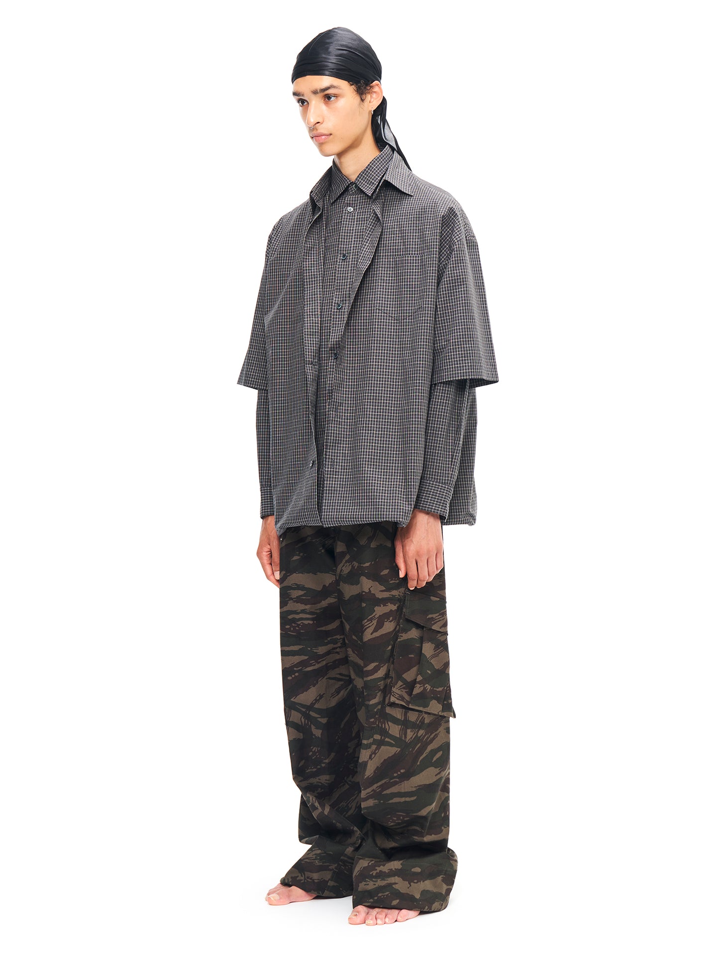 TWISTED MILITARY PANTS CAMO