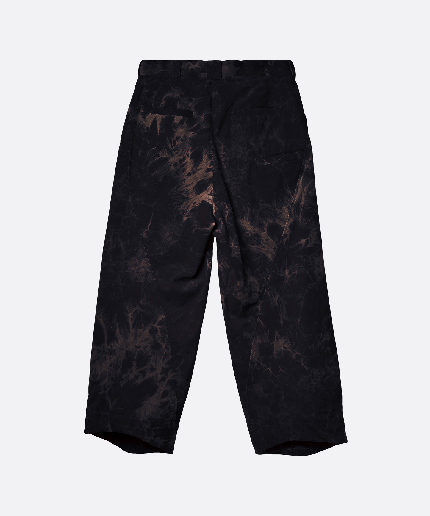 CORDUROY REVERSE TWISTED WORK PANTS BLACK