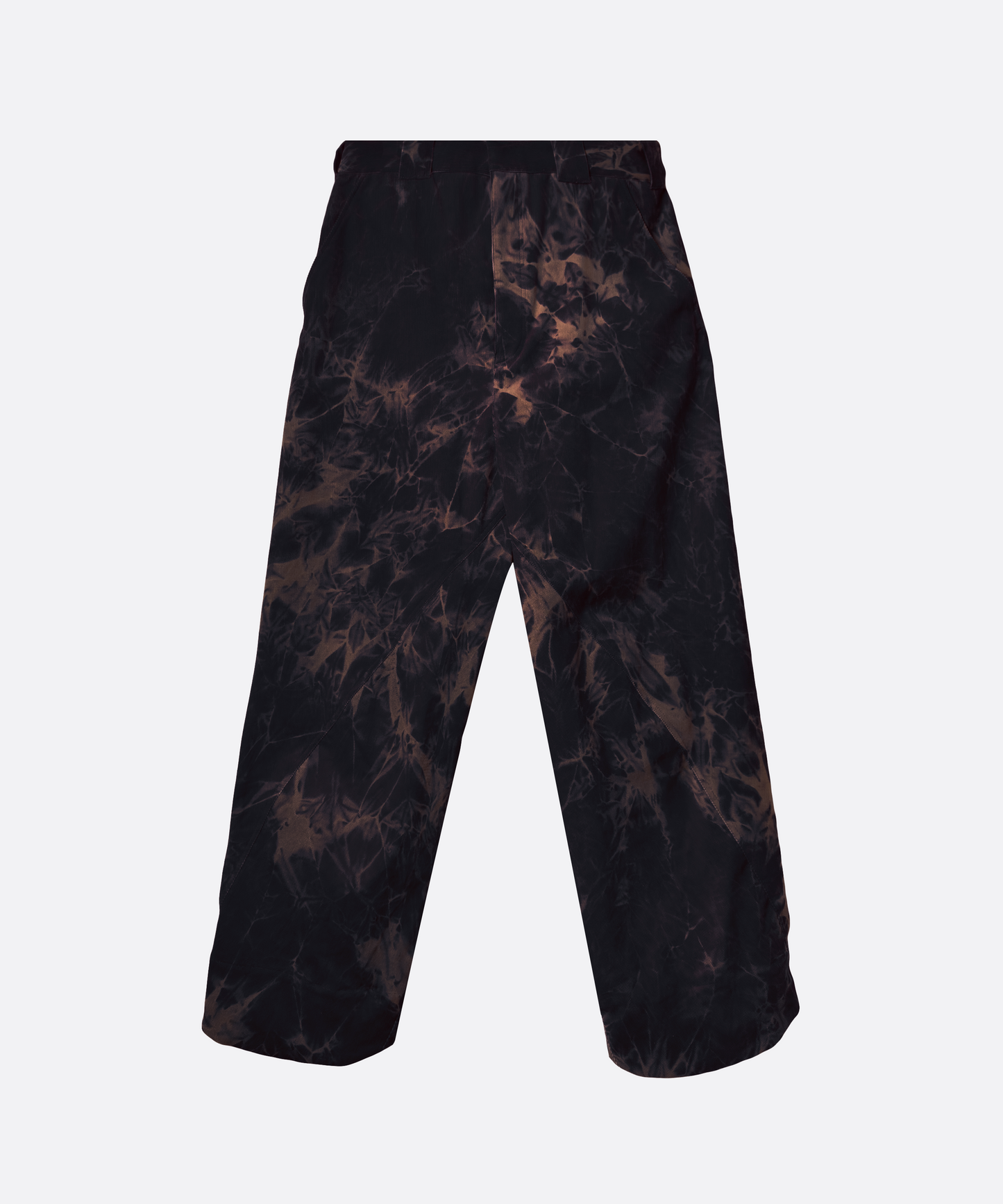CORDUROY REVERSE TWISTED WORK PANTS BLACK