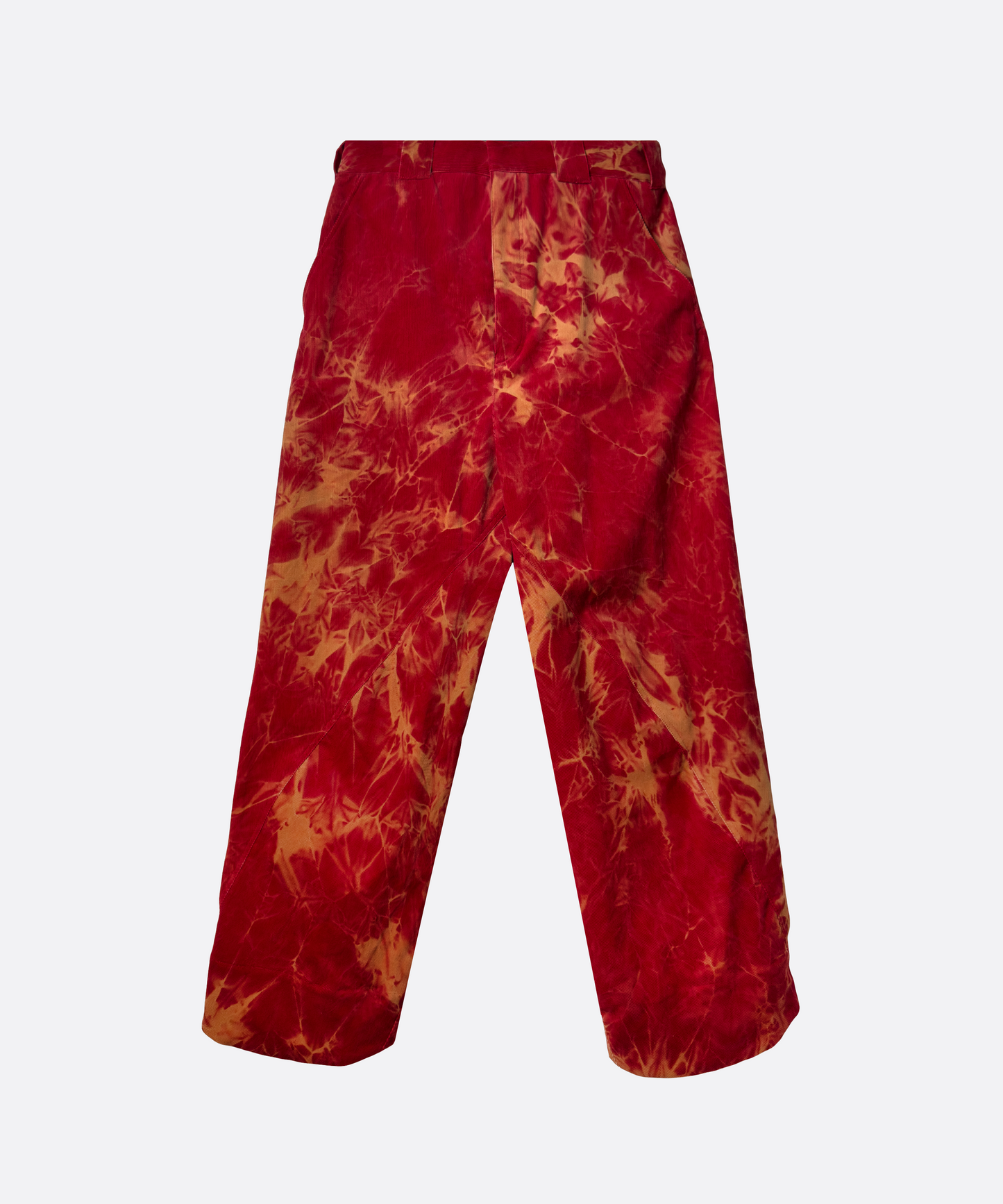 CORDUROY REVERSE TWISTED WORK PANTS RED