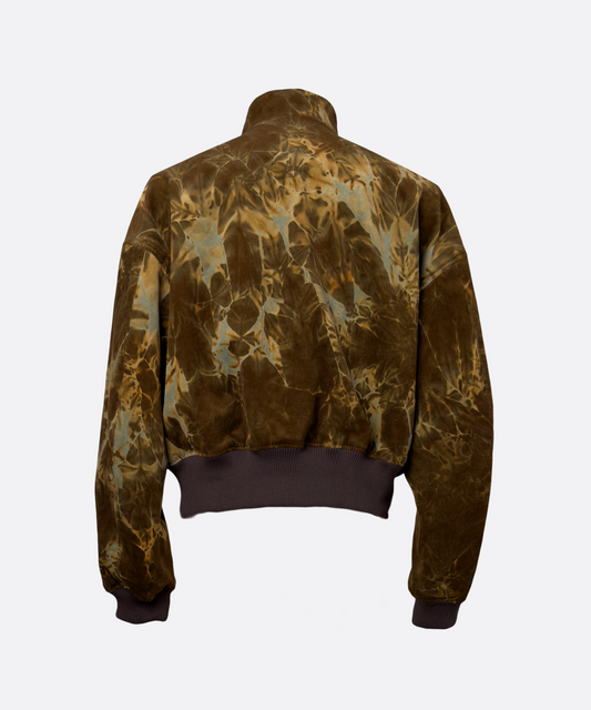 CORDUROY HARRINGTON JACKET BROWN