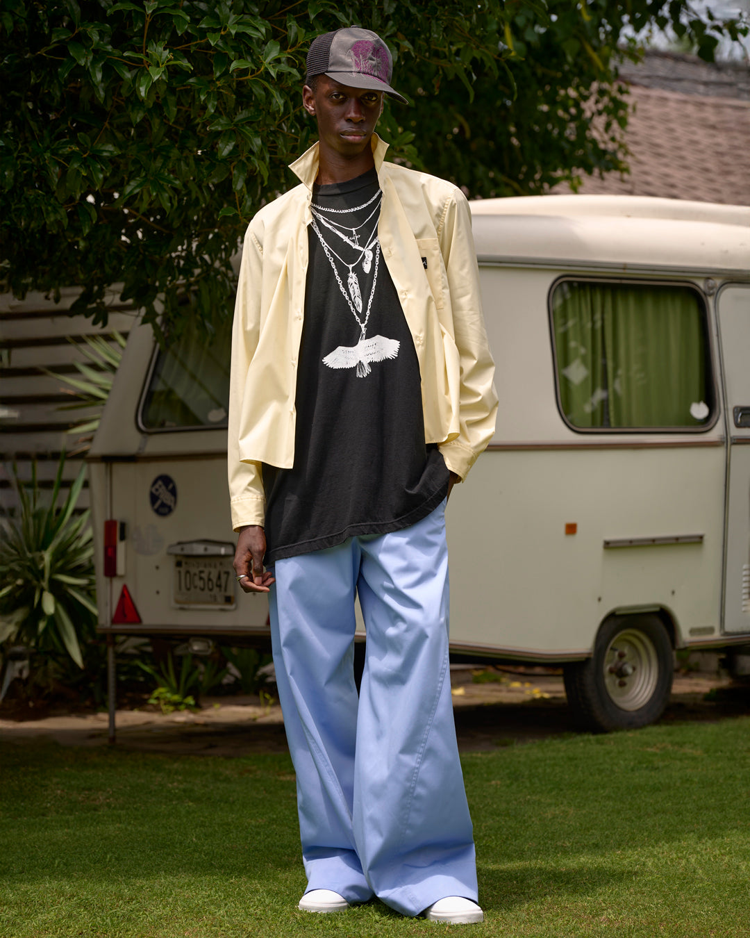 TWISTED WORK PANTS GREY
