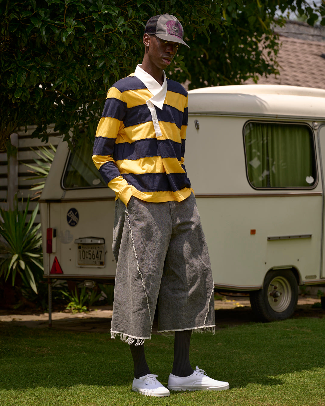 YNECK RUGGER SHIRTS YELLOW