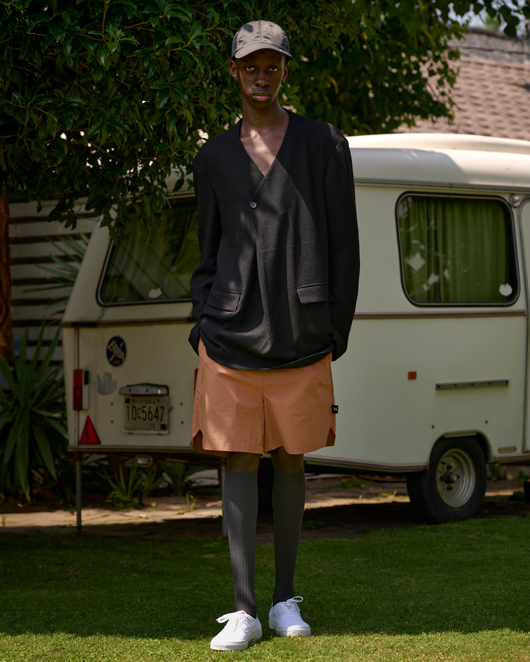 YNECK JACKET RASCHEL BLACK