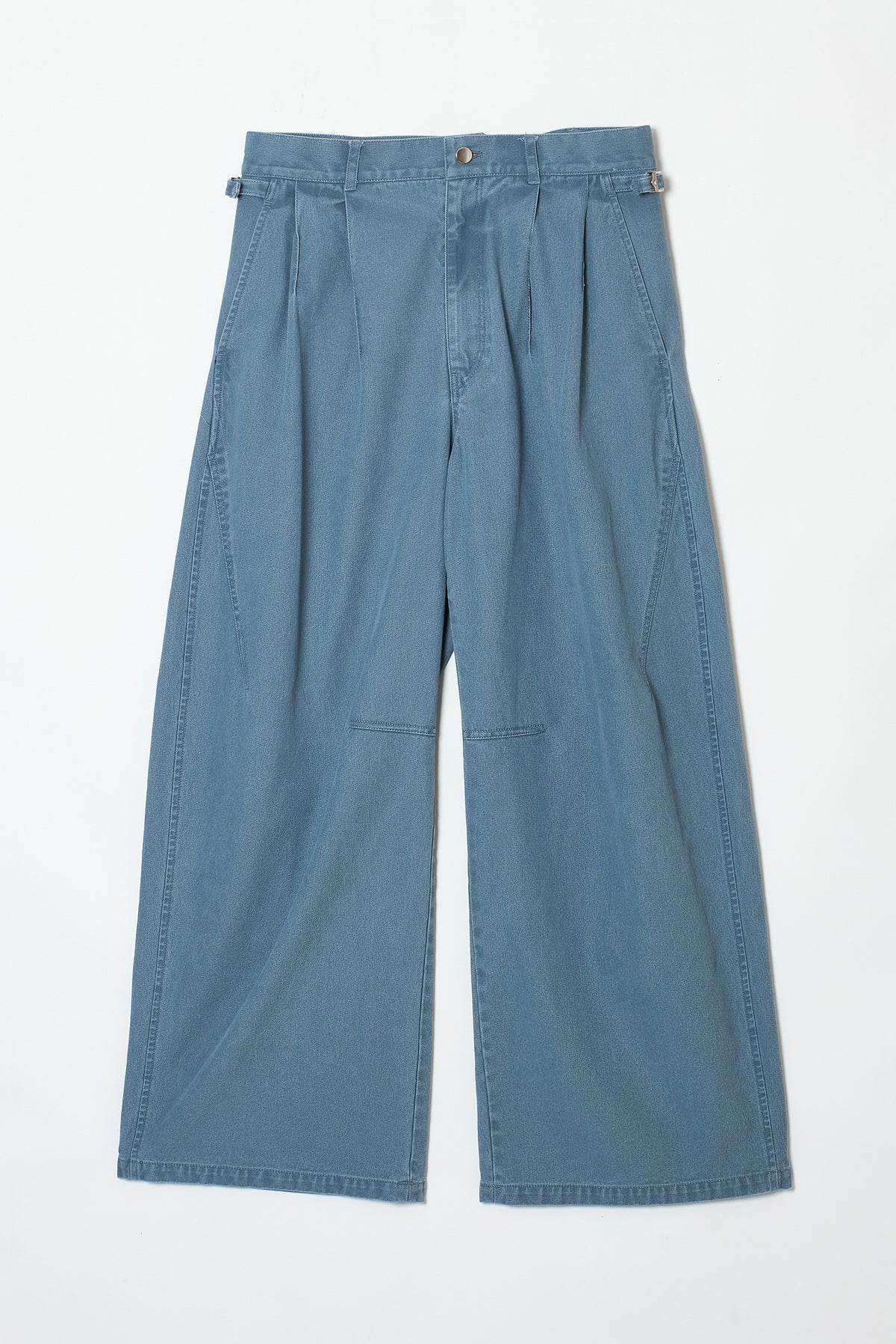 TWO TUCK PANTS BLUE