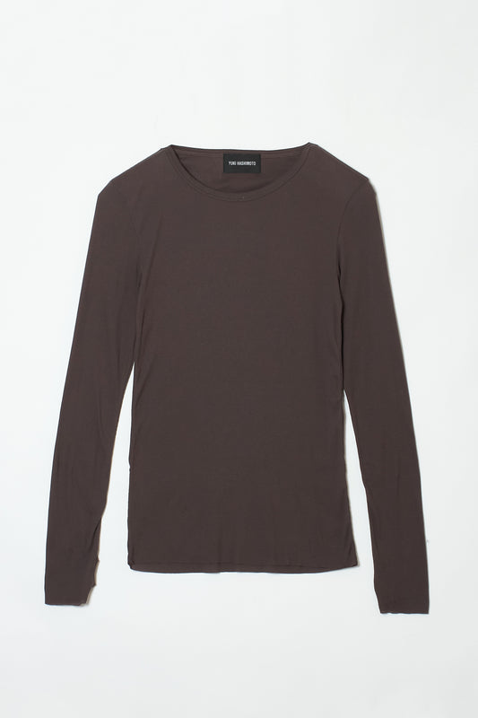 THUMBHOLE L/S TEE CHARCOAL