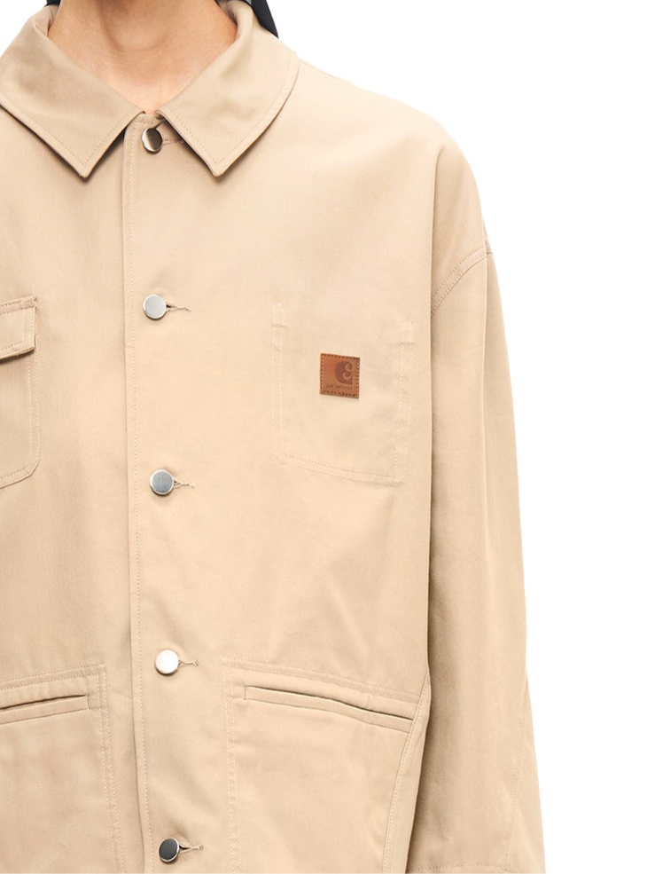 TWISTED WORK JACKET BEIGE