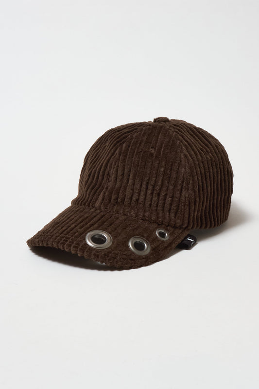 EYELET CAP BROWN