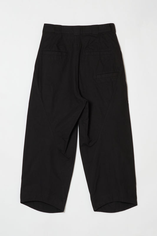 REVERSE TWISTED WORK PANTS BLACK