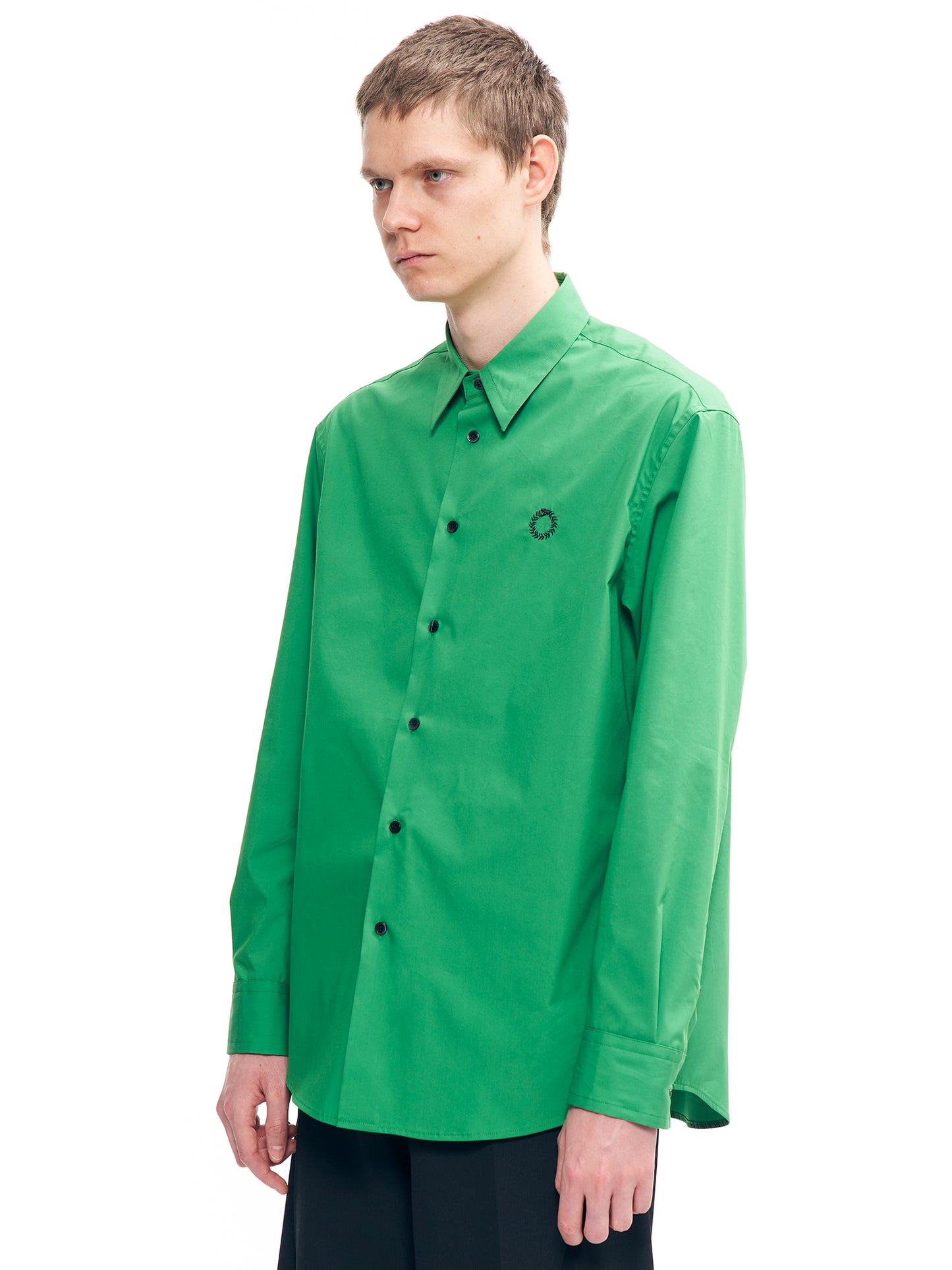 REGULAR COLLAR SHIRTS GREEN