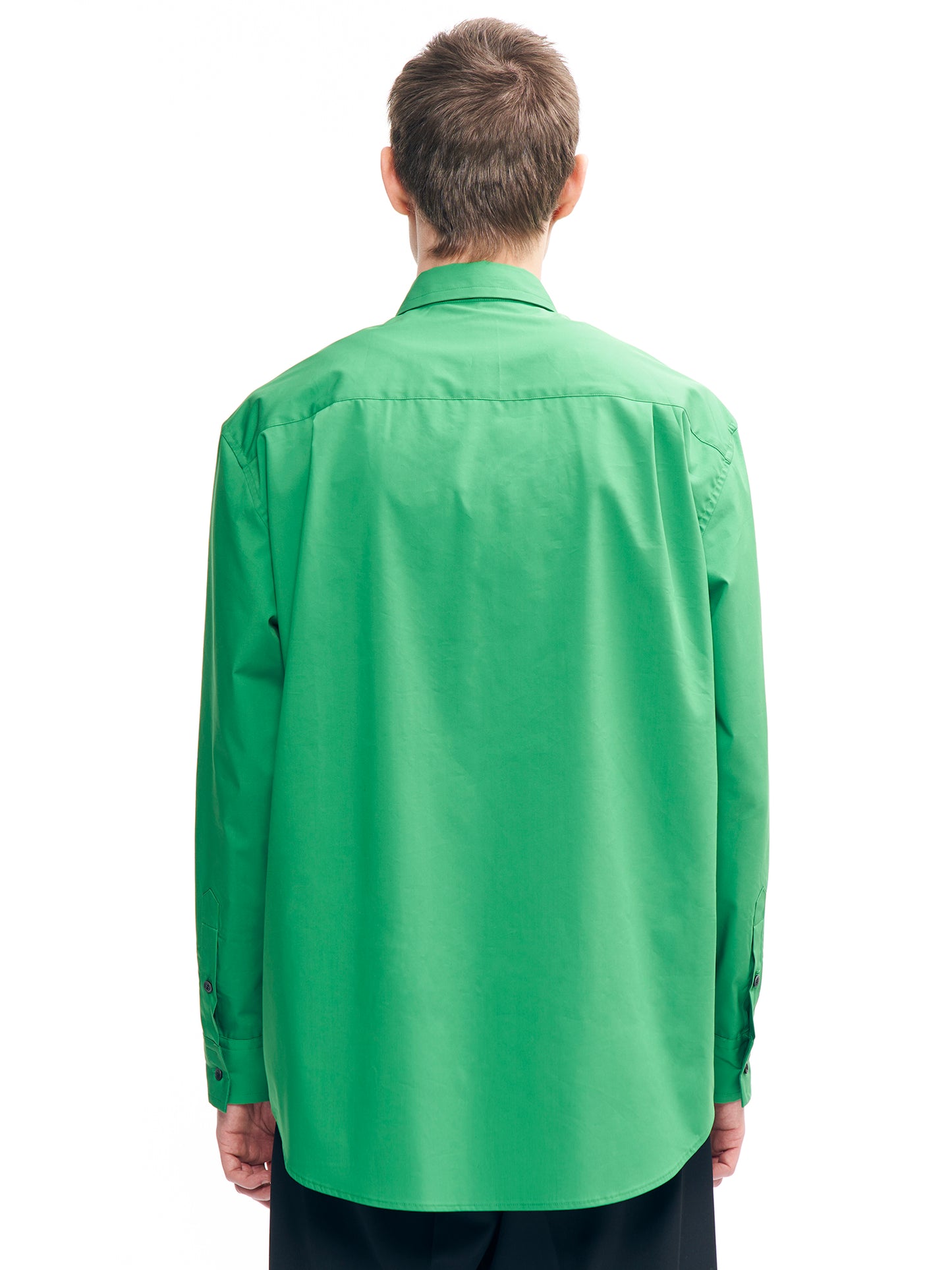 REGULAR COLLAR SHIRTS GREEN