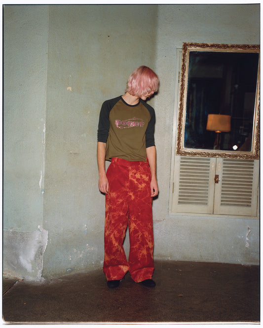 CROPPED VINTAGE TEE RED