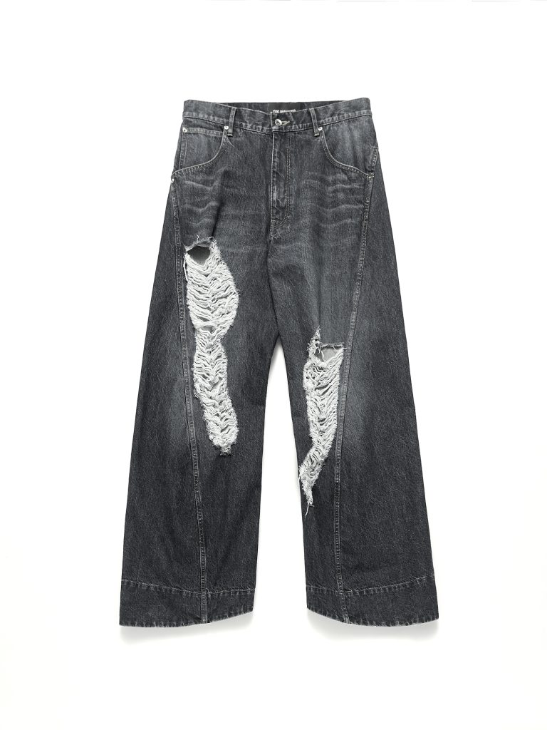 TWISTED JEANS BLACK | YUKI HASHIMOTO